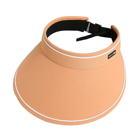 PICTET.FINO RH56 Women Summer Foldable Open Top Hat Roll Up UV Protection Sun Cap for Beach Hiking Sports