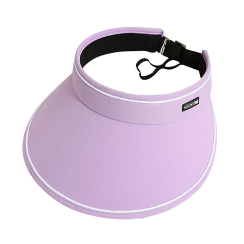 PICTET.FINO RH56 Women Summer Foldable Open Top Hat Roll Up UV Protection Sun Cap for Beach Hiking Sports