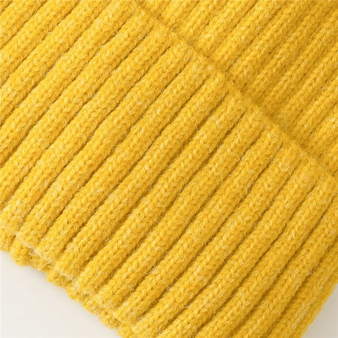 DMZ03 Winter Warm Hats for Adults Warm Knit Beanie Hat Polyacrylic Fiber Unisex Soft Hat