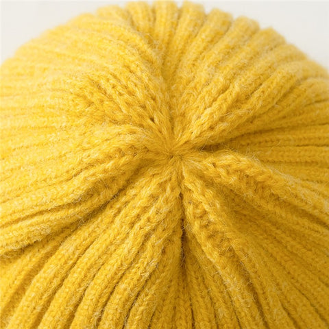 DMZ03 Winter Warm Hats for Adults Warm Knit Beanie Hat Polyacrylic Fiber Unisex Soft Hat
