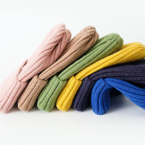 DMZ03 Winter Warm Hats for Adults Warm Knit Beanie Hat Polyacrylic Fiber Unisex Soft Hat