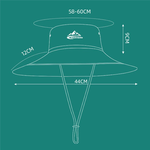 GOLOVEJOY Summer Hat Wide Brim UPF 50+ UV Protection Fishing Cap