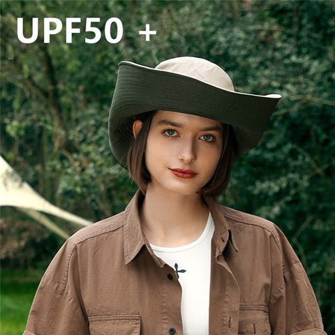 GOLOVEJOY Summer Hat Wide Brim UPF 50+ UV Protection Fishing Cap