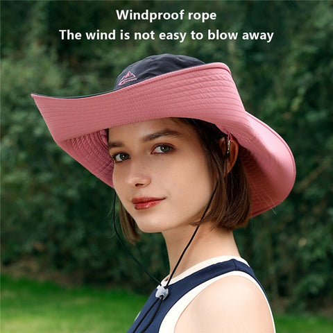 GOLOVEJOY Summer Hat Wide Brim UPF 50+ UV Protection Fishing Cap