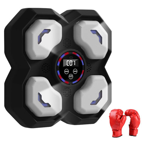 T-9612 9 Speed 5 Volume Children Smart Music Boxing Machine Reaction Training Wall Target, with Kid Gloves