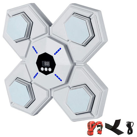 AL789275 Smart Bluetooth-compatible Music Boxing Machine Wall Mounted Boxing Target with Adults Gloves