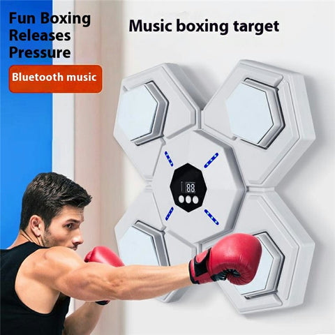 AL789275 Smart Bluetooth-compatible Music Boxing Machine Wall Mounted Boxing Target with Adults Gloves