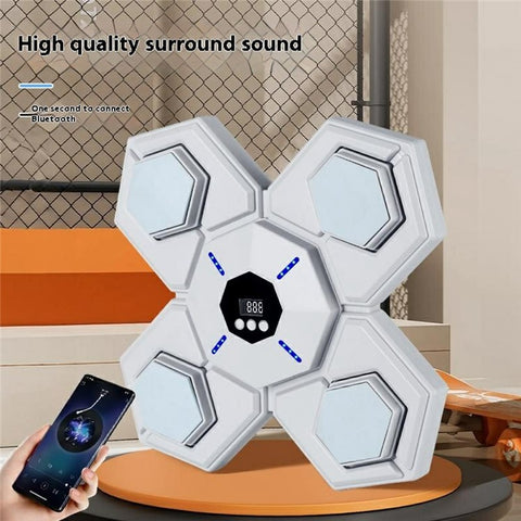 AL789275 Smart Bluetooth-compatible Music Boxing Machine Wall Mounted Boxing Target with Adults Gloves