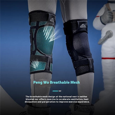 GOLOVEJOY HX37 Knee Brace for Outdoor Skiing Cycling Shock Absorption EVA Knee Protector Size L