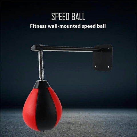 JX-158 Wall Mounted Boxing Speed Ball Sanda Ball Inflatable Pear Shaped Martial Arts Ball