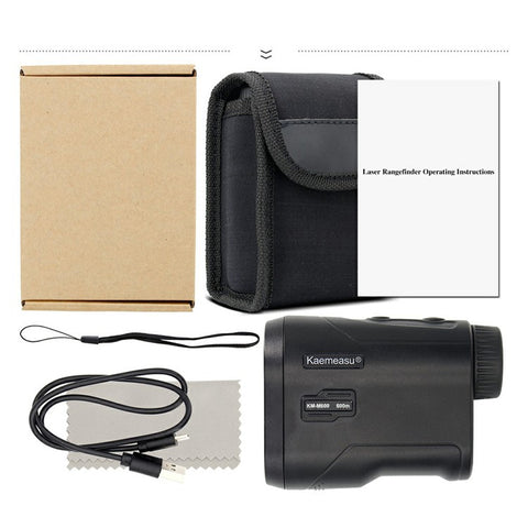 KAEMEASU Rechargeable Telescope Laser Rangefinder Distance Meter for Golf Hunting