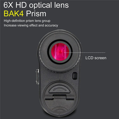 KAEMEASU Rechargeable Telescope Laser Rangefinder Distance Meter for Golf Hunting