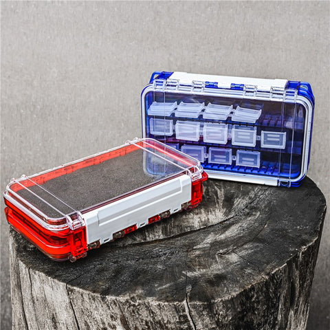 LEO 28237 Fishing Tackle Boxes Waterproof Hooks Storage Organizer Transparent PC Lure Fishing Box