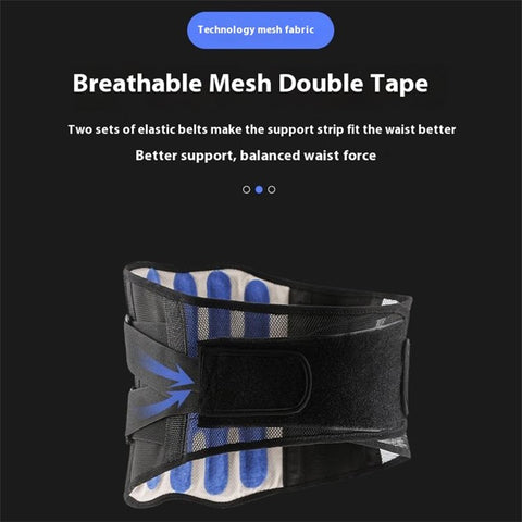 AB057 Sports Anti-Sprain Waist Support Band Yoga Fitness Adjustable Breathable Waist Guard