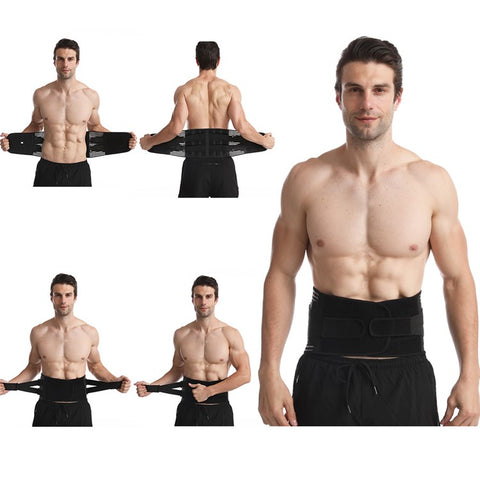 Double Pull Back Lumbar Support Belt Waist Orthopedic Corset Spine Decompression Waist Trainer Brace Back Pain Relief