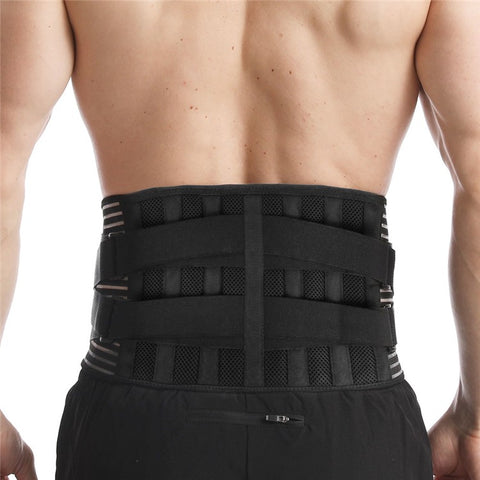 Double Pull Back Lumbar Support Belt Waist Orthopedic Corset Spine Decompression Waist Trainer Brace Back Pain Relief