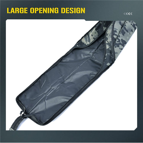 LEO 28247 160CM Fishing Rod Case Nylon Cloth Fishing Pole Carrying Shoulder Bag Storage Organizer