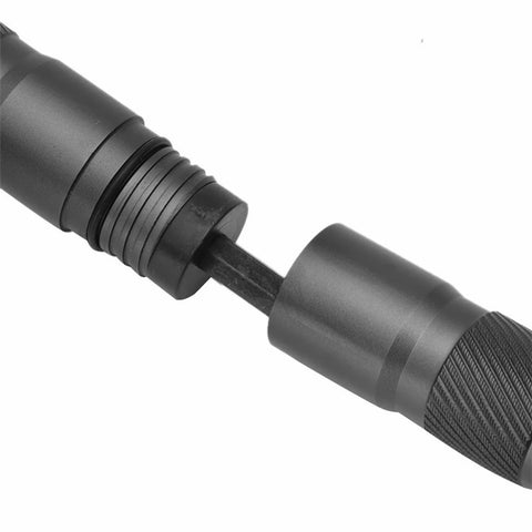 G02 Hiking Camping Foldable Pole Aluminum Alloy Trekking Pole Knife Screwdriver Tool