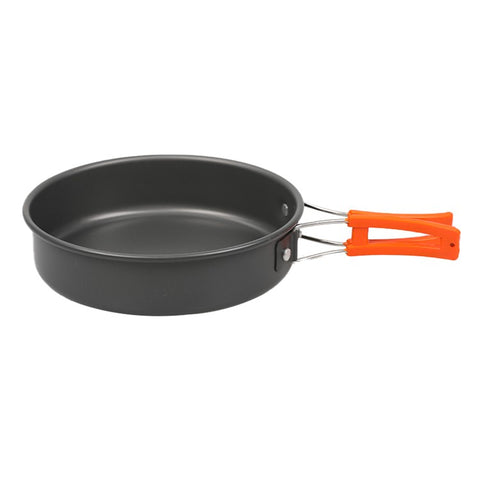 HALIN HK310 Picnic Pot + Frying Pan + Teapot Cookware Set for Hiking Camping (No FDA Certificate, BPA-free)