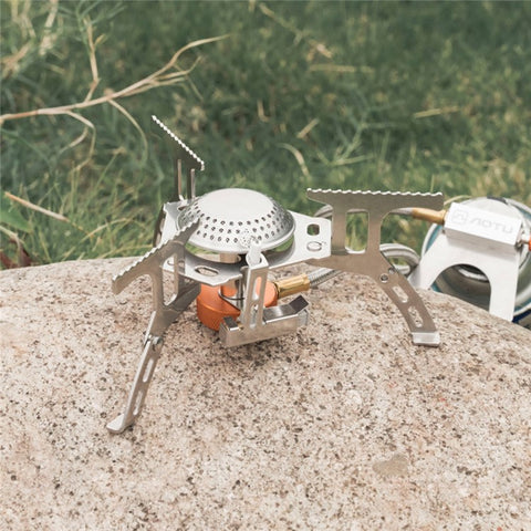 AOTU AT6404 3500W Camping Stove Fuel Gas Burner Cooking Tool with Storage Box