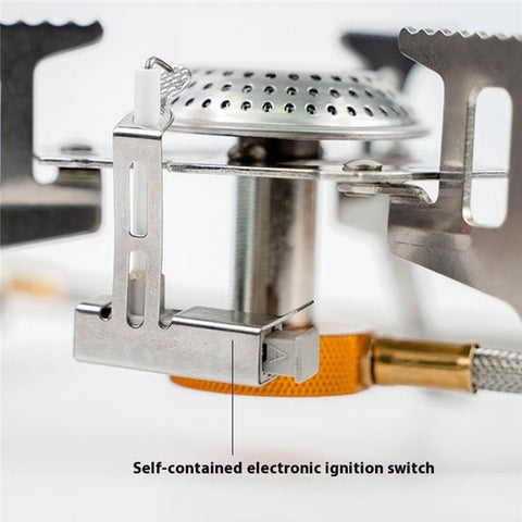 AOTU AT6404 3500W Camping Stove Fuel Gas Burner Cooking Tool with Storage Box