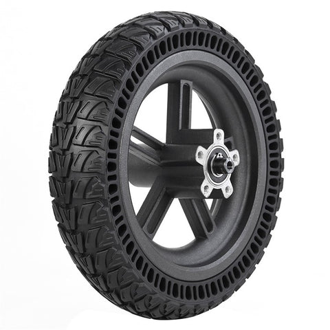 For Xiaomi M365 Pro / Pro 2 / Pro 3 E-scooter 9-Inch Rear Wheel Hub Assembly Explosion-Proof Electric Scooter Solid Tire