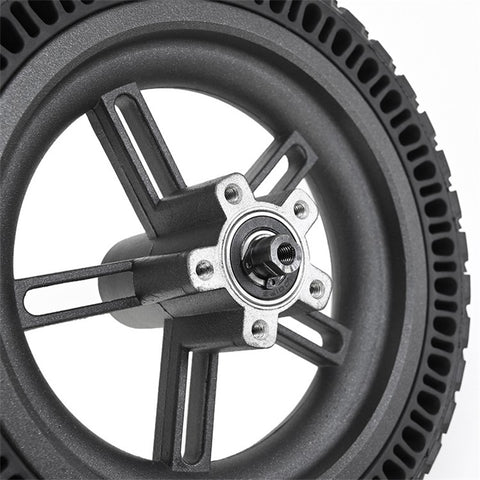 For Xiaomi M365 Pro / Pro 2 / Pro 3 E-scooter 9-Inch Rear Wheel Hub Assembly Explosion-Proof Electric Scooter Solid Tire