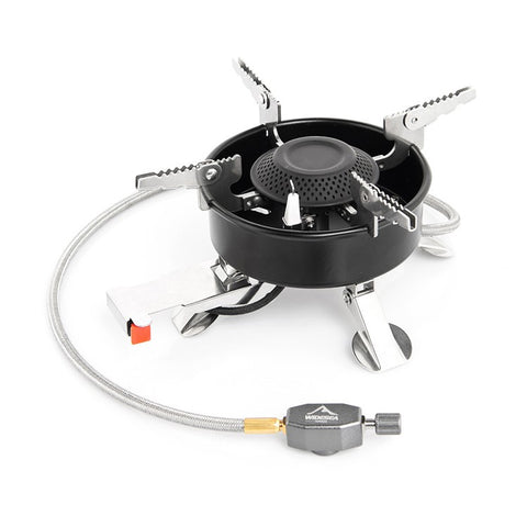 WIDESEA WSS-508 Stainless Steel 3200W Single Head Foldable Gas Stove for Outdoor Camping