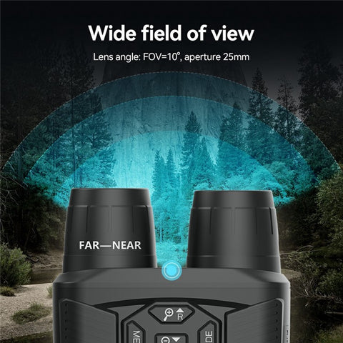 SVBONY SA206 4K Night Vision Binocular Goggles with 3 inch Large Screen, 8X Digital Zoom, 32G TF Card