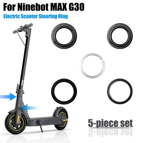 5Pcs/Set for Ninebot MAX G30 Electric Scooter Aluminum Alloy+ABS Bearings Rotating Steering Bushes