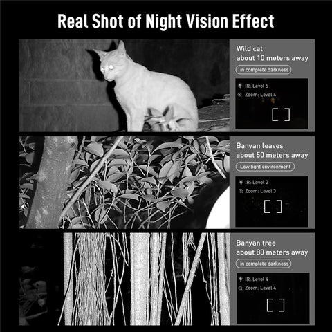 APEXEL APL-NV009 Digital Night Vision Binocular 3 inch Screen Photo Video Portable Infrared Night Vision Binocular