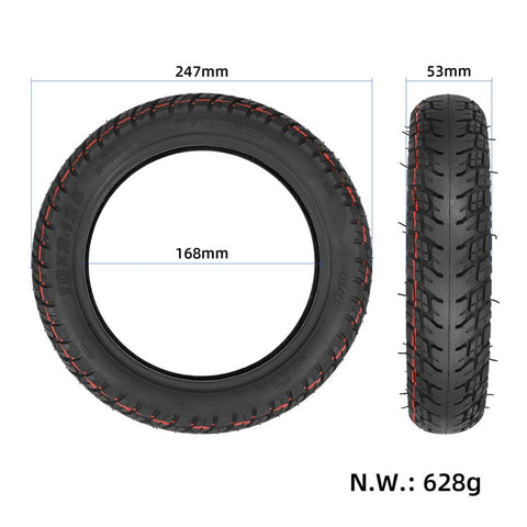 ULIP Rubber Tires for Ninebot F20 F25 F30 F40 Electric Scooter 0x2.125" Replacement Vacuum Tire with Nozzle