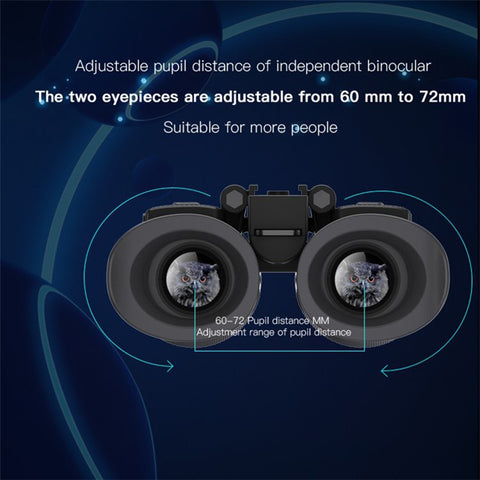 NV8300 Head-mounted Night Vision Naked Eye 3D Effect Binocular Night Vision Telescope Adjustable Interpupillary Distance