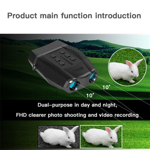 NV5100 Infrared 600m Night Vision Device Goggles Binocular for Hunting in Darkness Supports 1080P Video (without Battery)