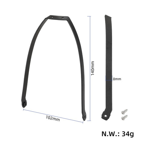 For Xiaomi 4 Pro E-Scooter ABS Rear Wheel Mudguard Tail Light (with Installation Accessory)