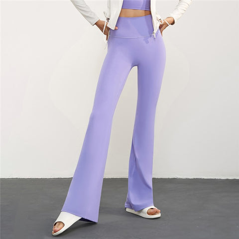 CX1597 Bootcut Yoga Pants NULS FREE High Waist Flared Leggings Workout Bootleg Trousers