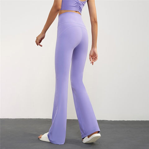 CX1597 Bootcut Yoga Pants NULS FREE High Waist Flared Leggings Workout Bootleg Trousers