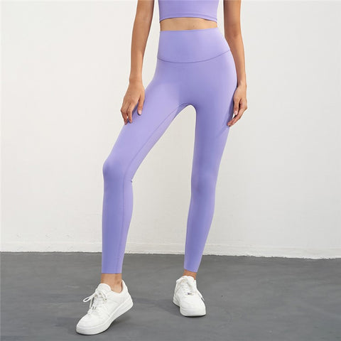 CK1507 High Waisted Gym Leggings Nuls Free Thickening Running Workout Yoga Jogging Pants