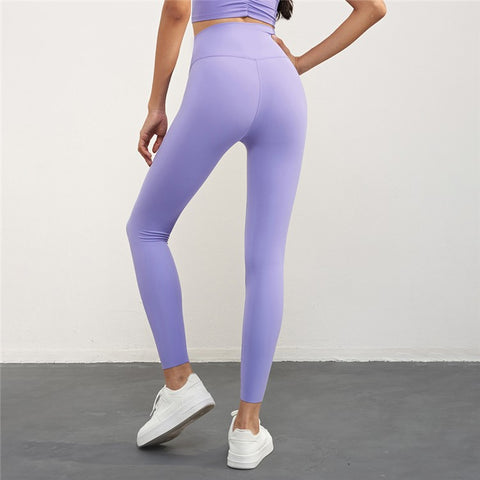 CK1507 High Waisted Gym Leggings Nuls Free Thickening Running Workout Yoga Jogging Pants