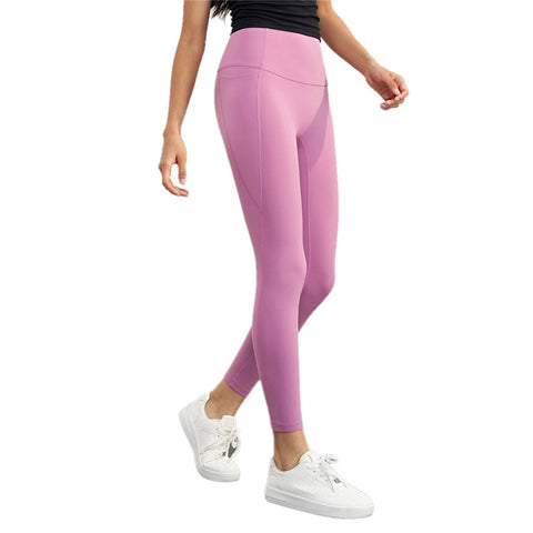 CK1621 Nuls Seamless Gym Leggings with Pockets Women Workout Fitness Jogging Yoga Pants