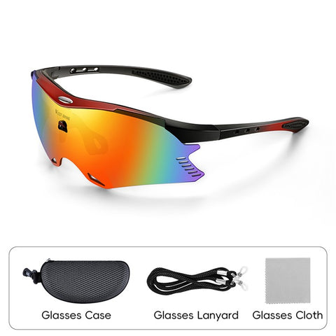 WEST BIKING YP0703183 Cycling UV400 Sunglasses Anti UV Windproof Outdoor Sports Goggles
