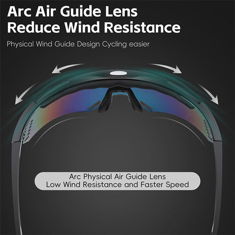 WEST BIKING YP0703183 Cycling UV400 Sunglasses Anti UV Windproof Outdoor Sports Goggles