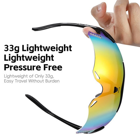 WEST BIKING YP0703183 Cycling UV400 Sunglasses Anti UV Windproof Outdoor Sports Goggles