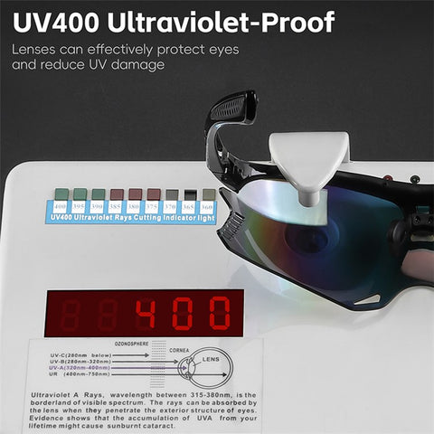 WEST BIKING YP0703183 Cycling UV400 Sunglasses Anti UV Windproof Outdoor Sports Goggles
