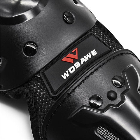 WOSAWE ML311-HZ 1 Pair Men Women Motorcycle MTB Bike Roller Skating Anti-fall Long Elbow Pads PE Shell+Velvet Breathable Ski Snowboard Elbow Guard