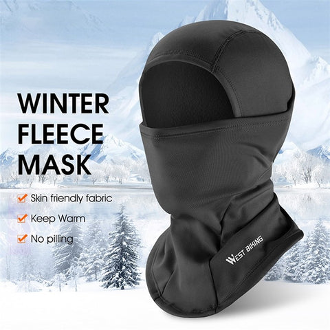 WEST BIKING YP0201201-205 Outdoor Cycling Helmet Liner Bike Headgear Full Face Mask Breathable Warm Protection Neck Scarf