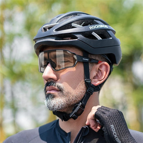 ROCKBROS 10161 Bike Riding Goggles Polarized Outdoor Anti-UV Windproof HD Glasses (Without Photochromic)