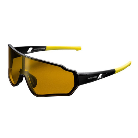 ROCKBROS 10161 Bike Riding Goggles Polarized Outdoor Anti-UV Windproof HD Glasses (Without Photochromic)