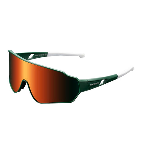 ROCKBROS 10161 Bike Riding Goggles Polarized Outdoor Anti-UV Windproof HD Glasses (Without Photochromic)