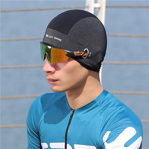 WEST BIKING YP0201362 Ice Silk Cooling Cap Summer Cycling Hat Breathable Helmet Liner Cap